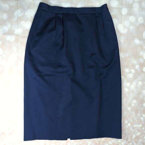 Pendleton Blue Wool Vintage 2Pc Skirt Set, Women's 12 - Picture 11 of 15